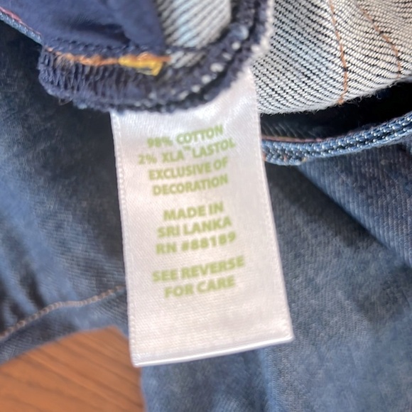 Lilly Pulitzer Main Line Fit Straight/Boot Cut Jeans size 6 - Picture 4 of 7